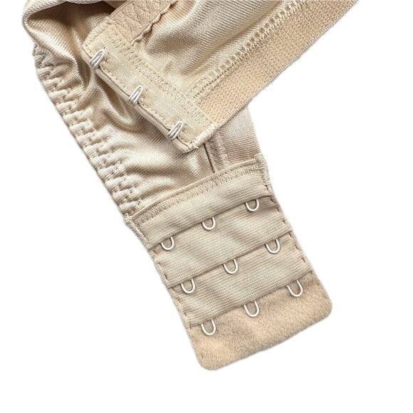 WACOAL 40DDD Nude Renaissance Rose Underwire Bra Lace Plus Size 40F Buff 85720 - Picture 7 of 13